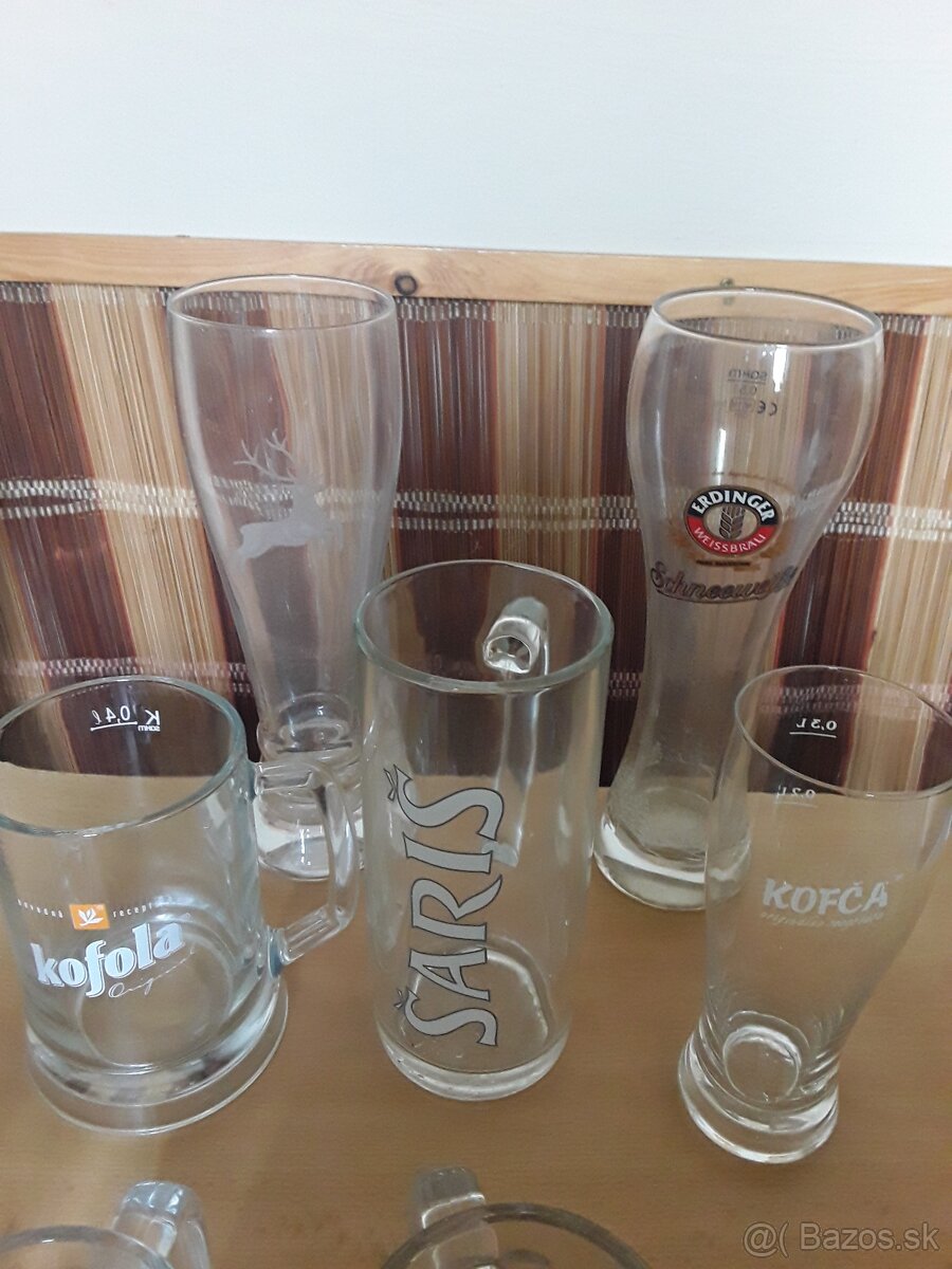 Rozne vec pivove pohare,i,klucenky, - 11