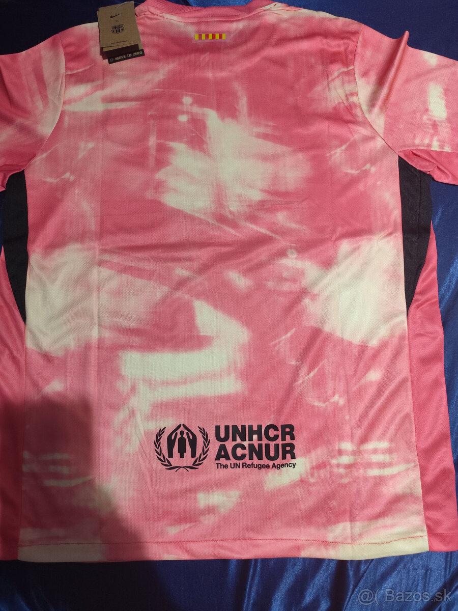 Dres Fc Barcelona Ružový Unikát Batikovaný Nový s visačkami - 11