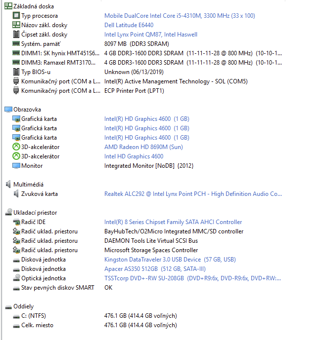 DELL Latitude E6440 - 14.1" / i5 / SSD / AMD Grafika / Dock - 11