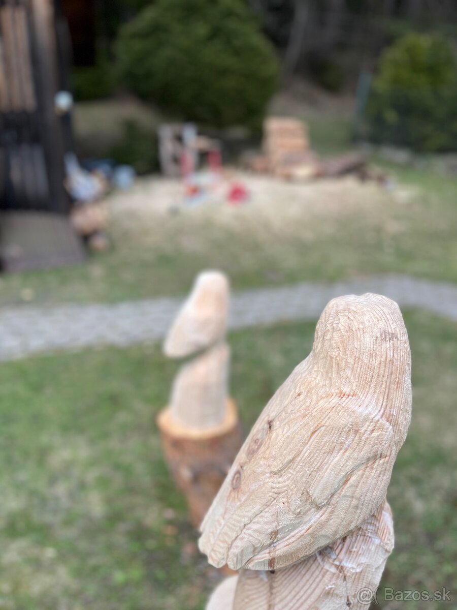 Drevené sochy sovy🦉 - 11