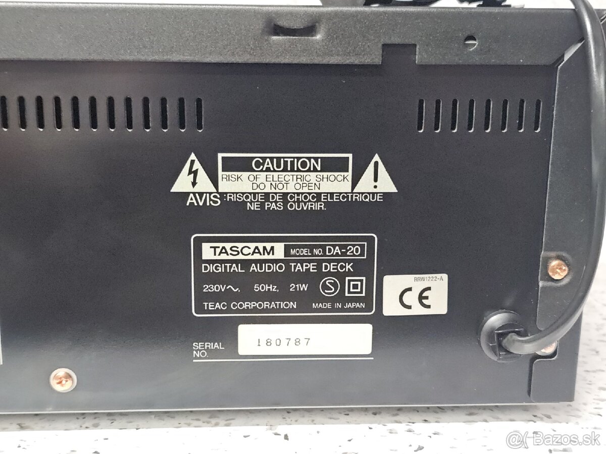 TASCAM DA-20 》Digital Audio Tape (DAT) Player/Recorder Japan - 11