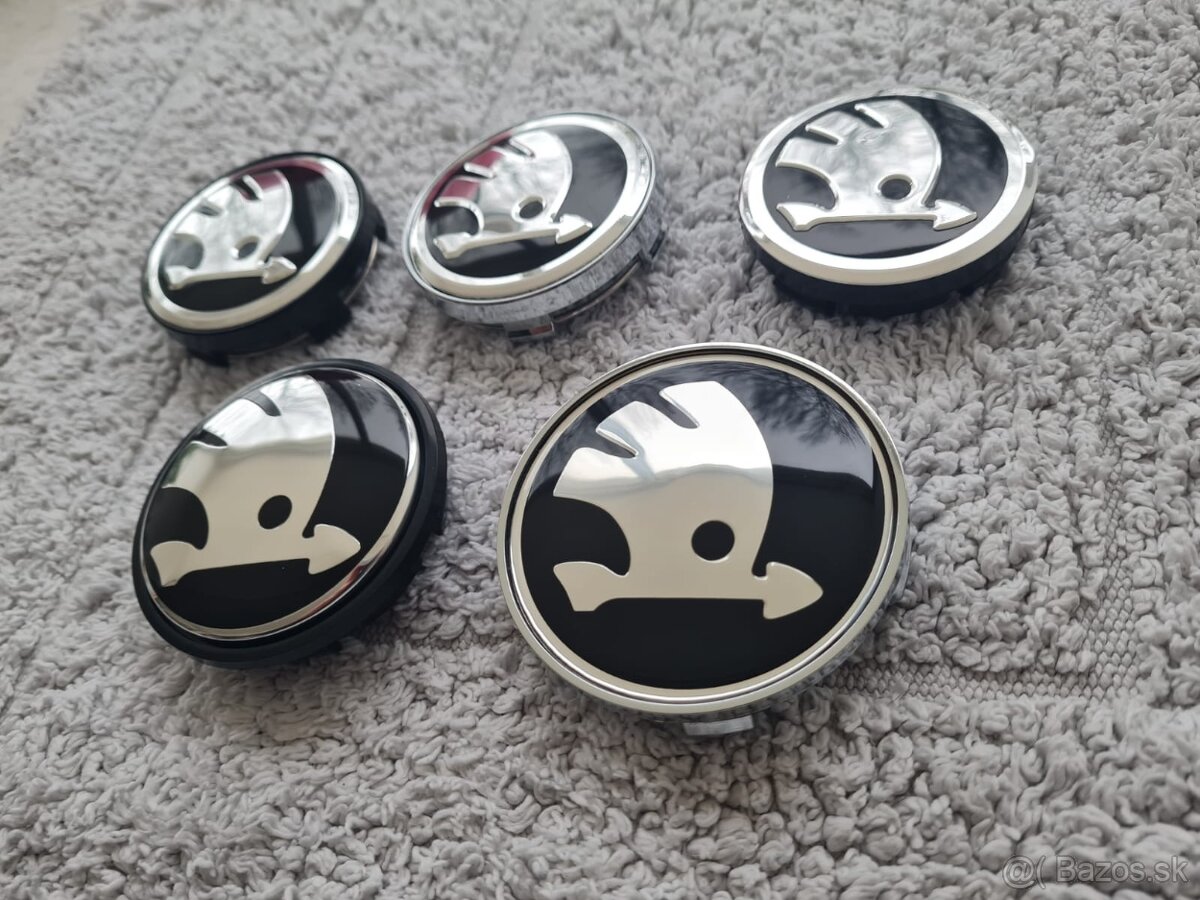 Stredové krytky - pukličky kolies ŠKODA / VRS - 11