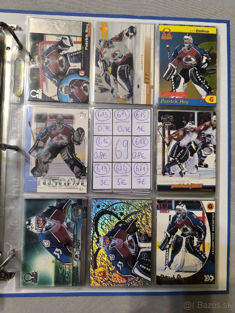 Hokejové kartičky - Patrick Roy 3 - 11