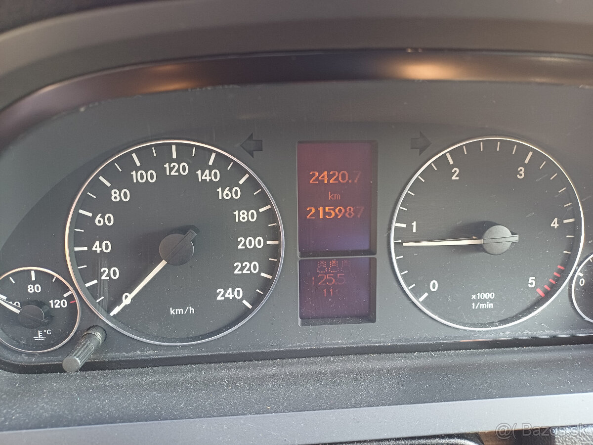 mercedes benz A160cdi, 60kw,klíma,r.v.2007,manual 5kvalt - 11