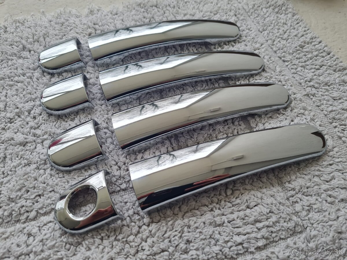 Chromové krytky klučiek ŠKODA VW SEAT - 11