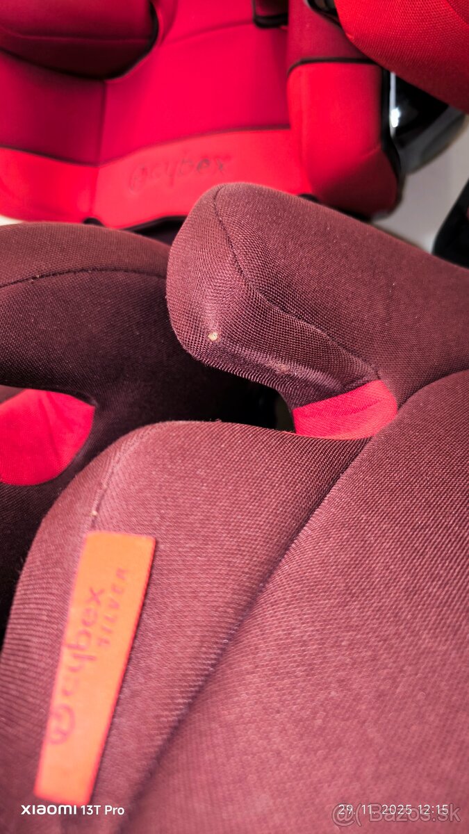 Cybex Solution X2-Fix Silver Rumba Red autosedačka 15-36 kg - 11