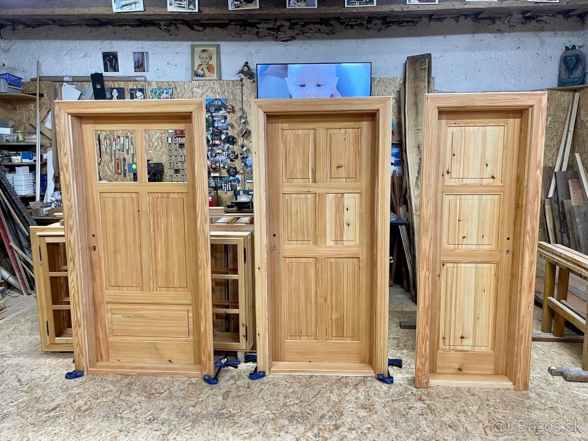 Prodám modřínové špaletová okna,dveře - 11