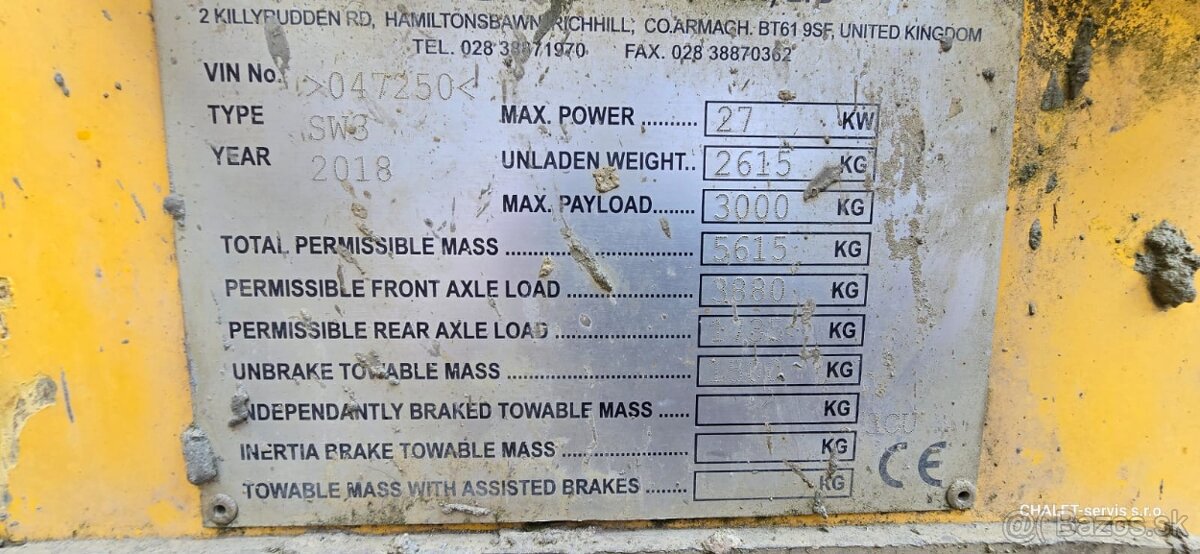 Dempr/dumper NC SW3, rok výroby 2018, 1.177 motohodin - 11