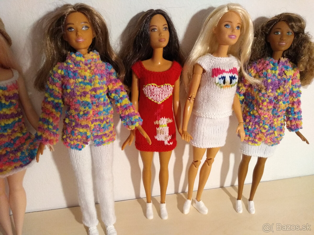 Zimné šaty pre bábiky barbie ken chelsea evi skiper bábo - 11