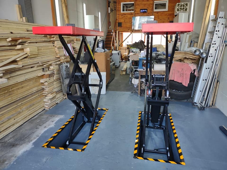 Nožnicový zdvihák mobilný 3T ,do podlahy aj na podlahu 3,5T - 11