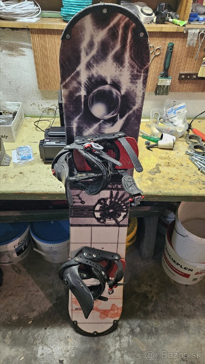 Snowboard set 145cm, topánky 42 - 11