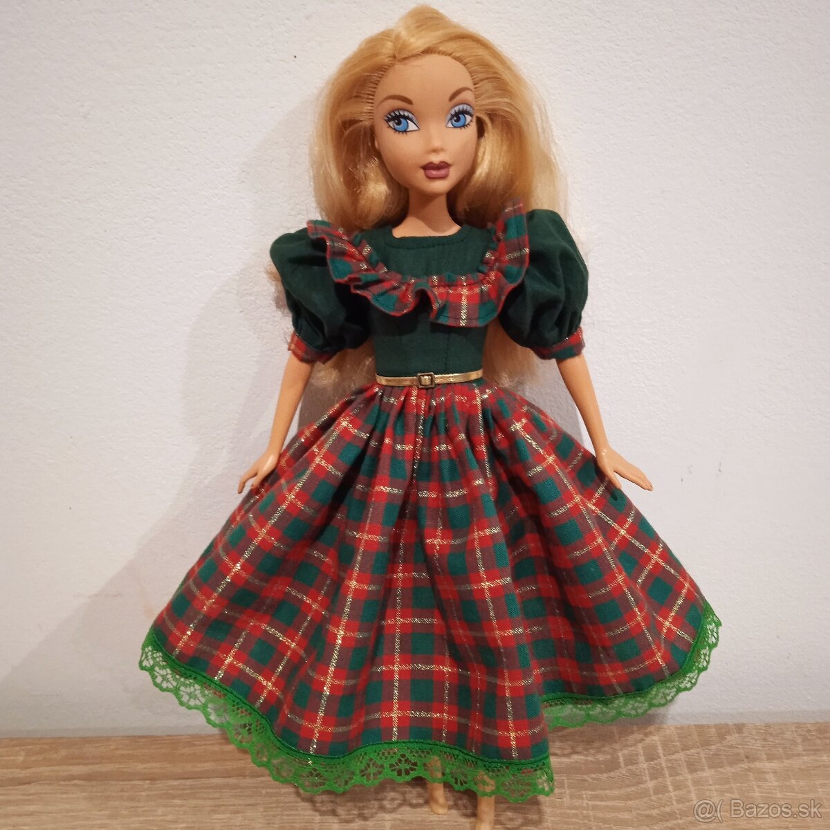 Barbie -vianocne šaty pre Barbie - 11