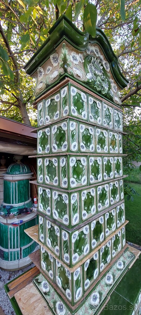 Kachlova pec starožitná - 11