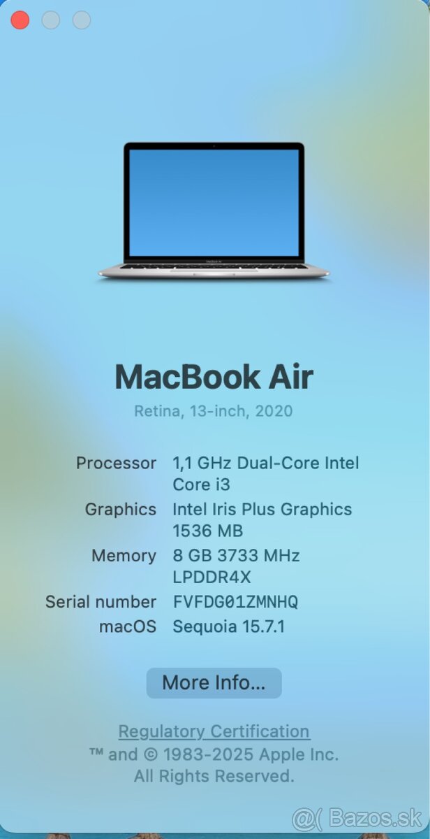 Apple MacBook Air 13" 2020 - 11