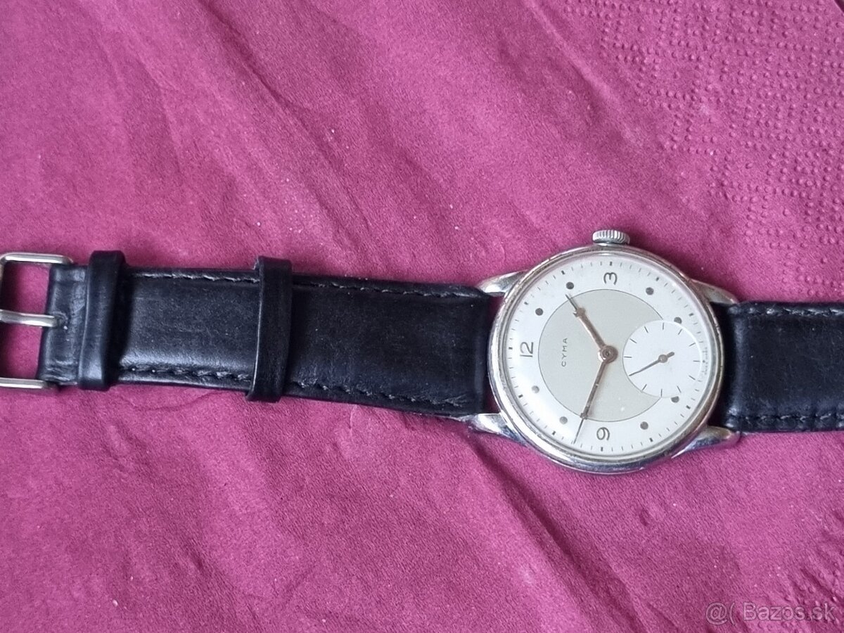 Veľké,náramkové hodinky,CYMA. - 11
