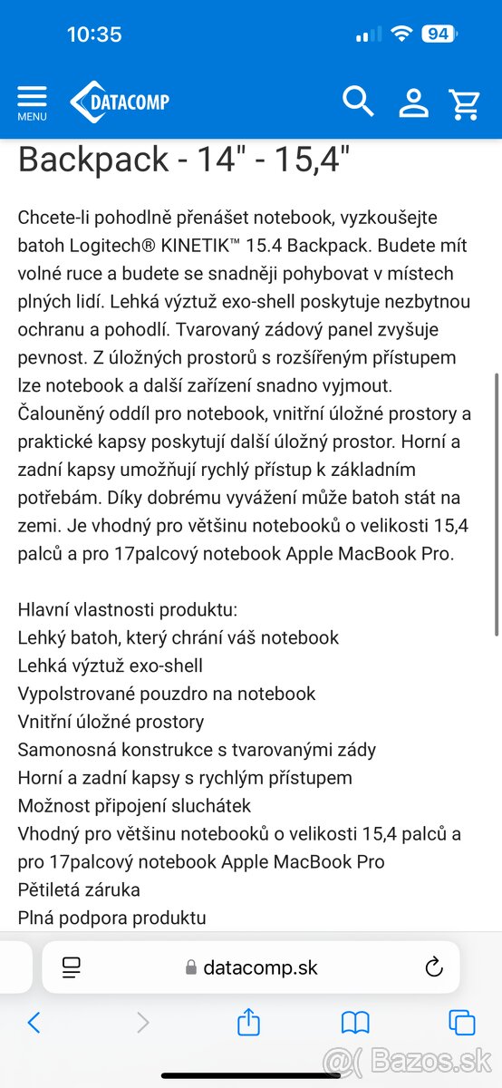 Logitech backpack ruksak na notebook - 11