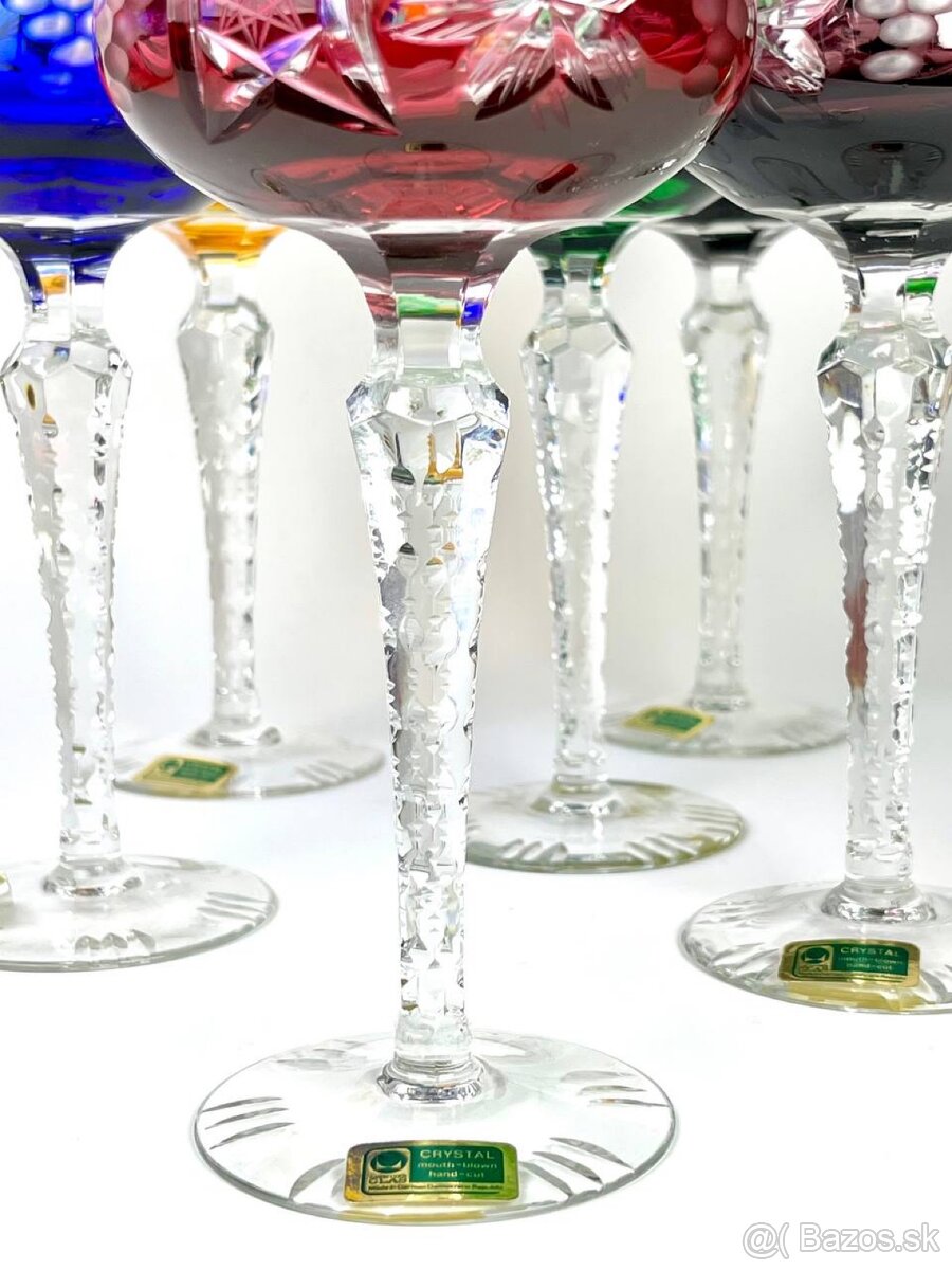 Krištáľové poháre na víno Lausitzer - 11