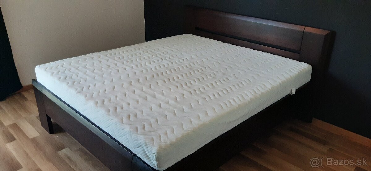 Predám posteľ z bukového masívu. - 11