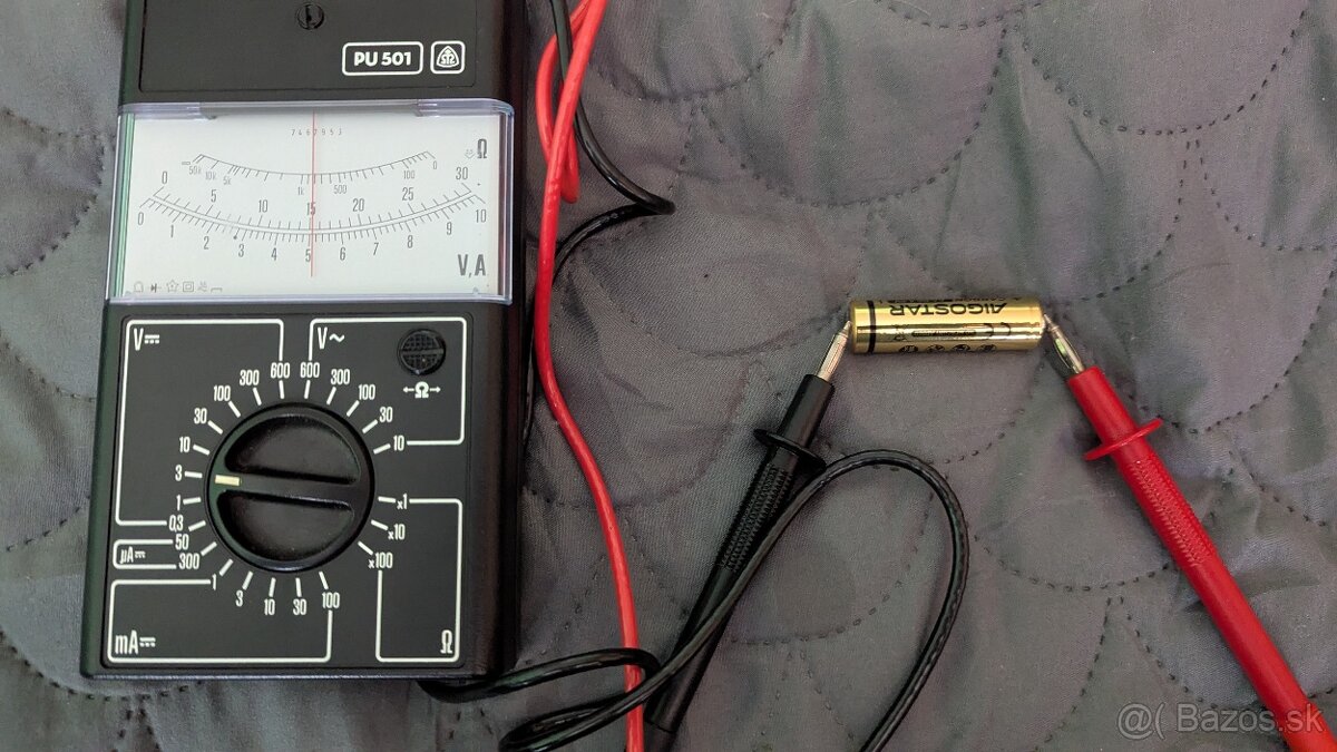 Predám Analógový multimeter Metra Blansko PU 501 - 11