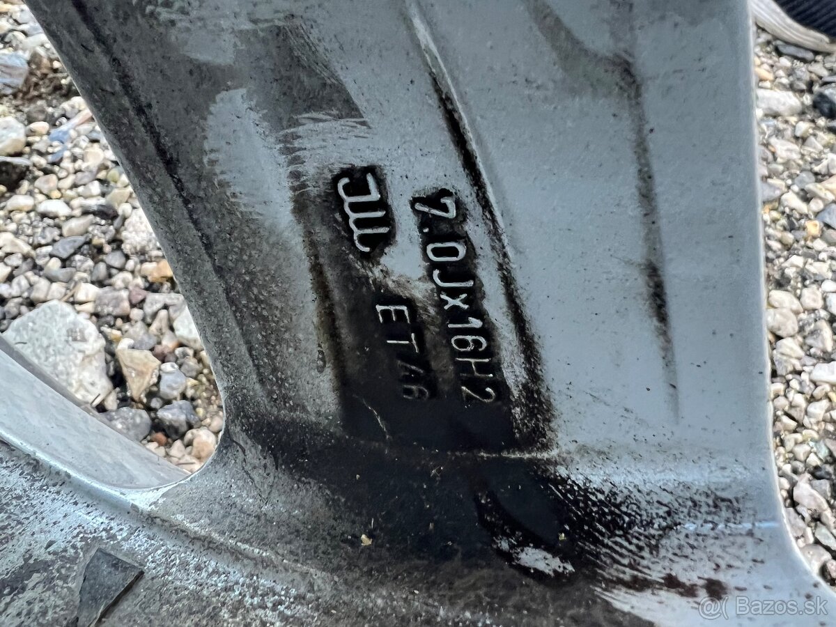 16” 5x112 r16 originál Audi 225/55 r16 - 11