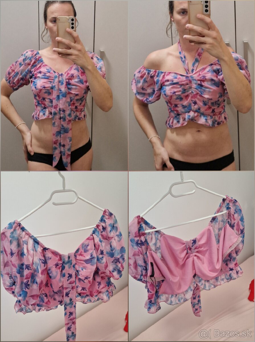 topy, croptopy, tielka, blúzky - 11