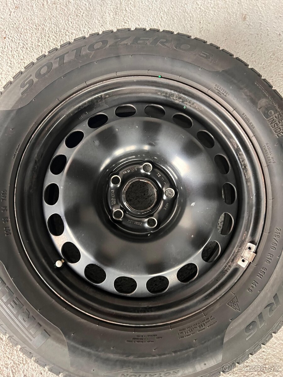 Pirelli Sottozero 3 215/60 R16 zimné, 5x112 - 11