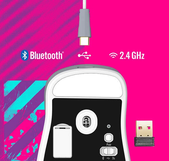 Cooler Master MM731 Bezdrôtová herná myš/ 190 h 19 000 DPI - 11