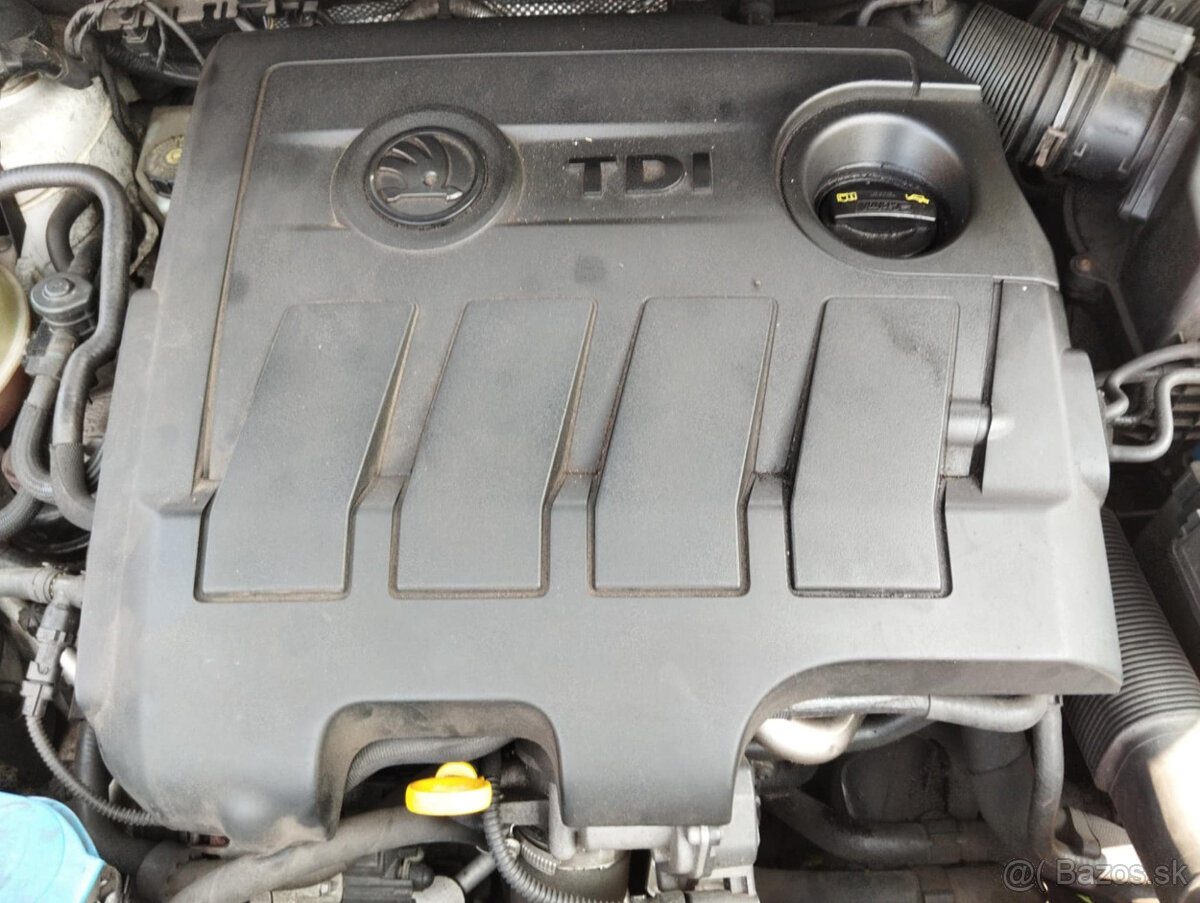 škoda fabia 2 1.6 tdi 55kw 2013 , diely motor, agregat - 11