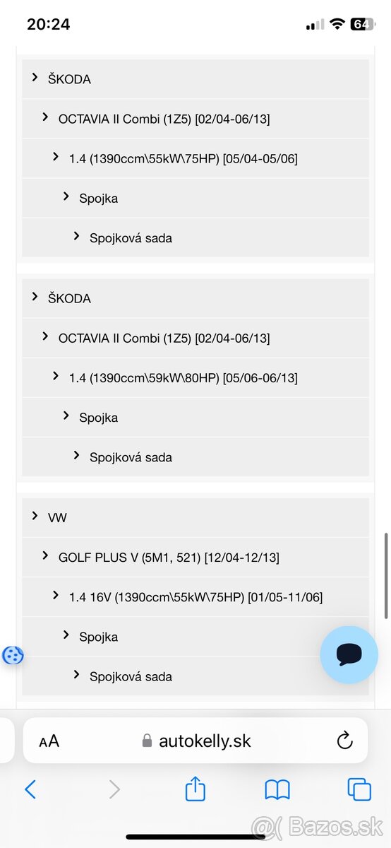 Luk spojková sada - 11