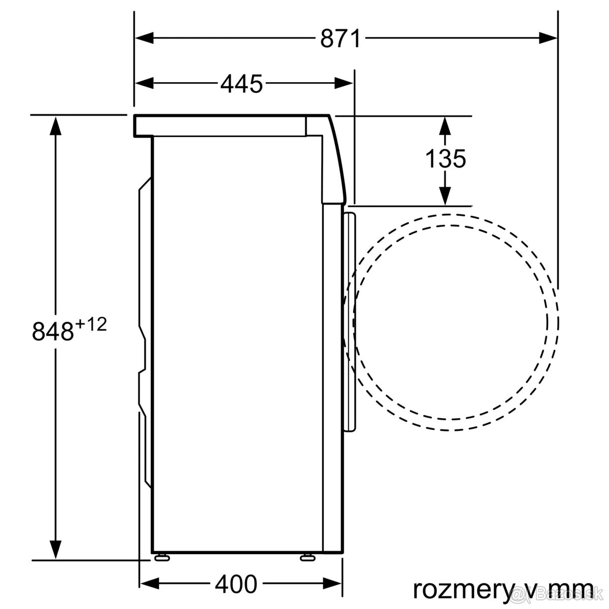 Úzka práčka Bosch WLG20260BY - 11