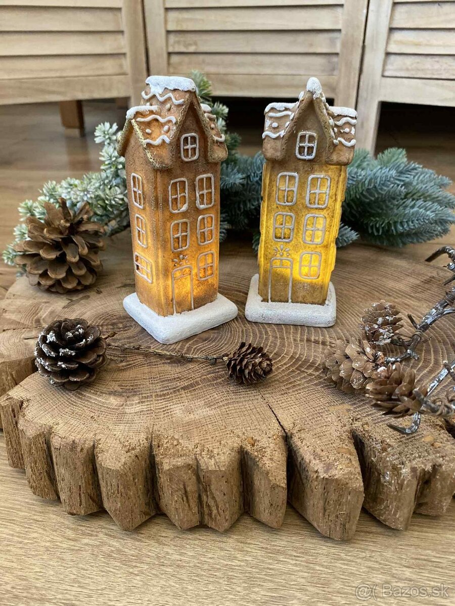 Led perníkový domček vyšší - 11