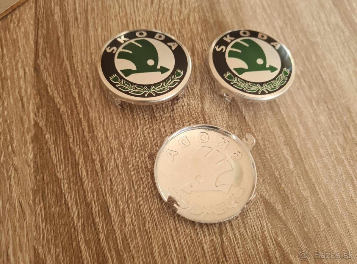 ŠKODA LOGO do volantu 43mm CHROM - 11