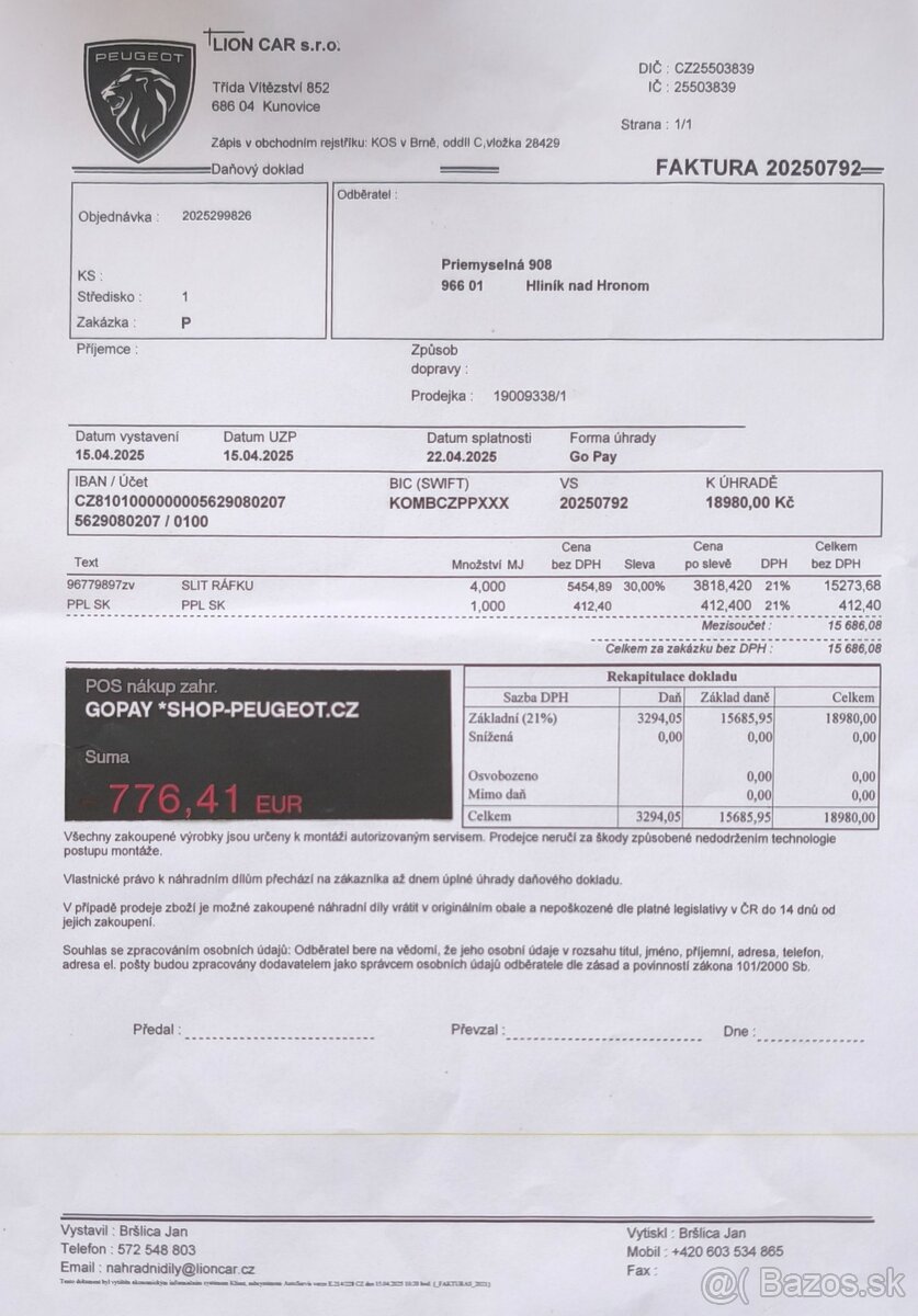 ✅ R17 ®️ Originál Peugeot alu disky 5x108 - 11