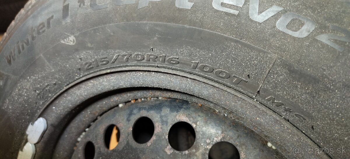 Zimné Hankook Winter icept EVO 2 215/70/16 100T - 11