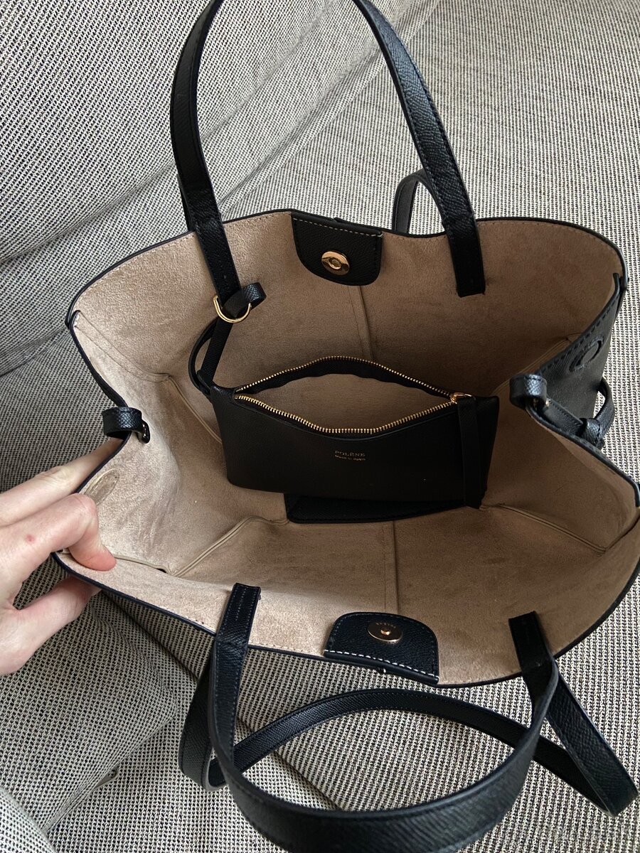 Černá kabelka Poléne Cyme, mini verze - 11