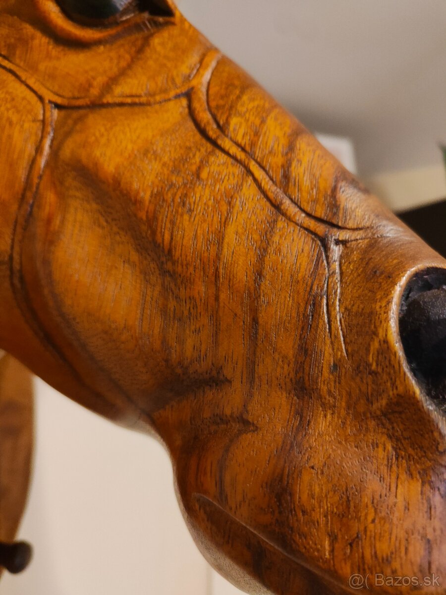 Drevený záves konskej hlavy - 11