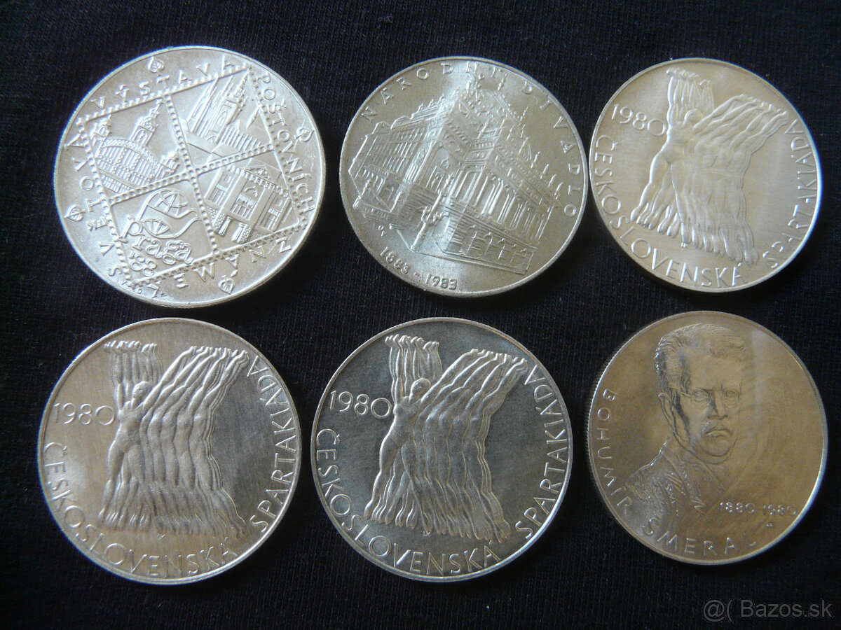 Československé pamätné strieborné mince - 11