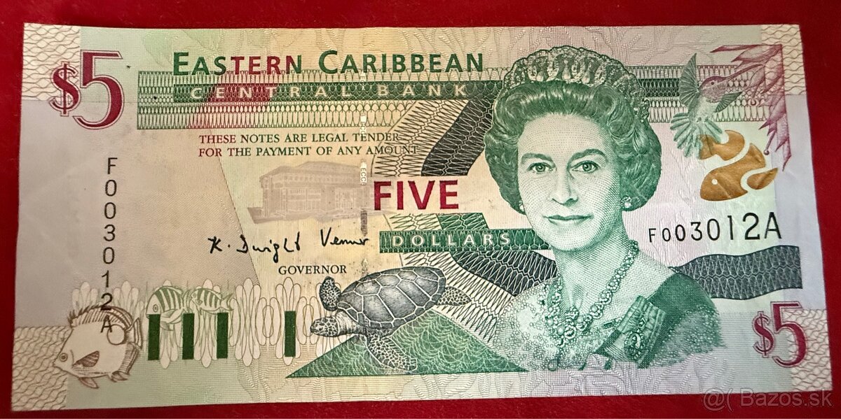 Staré bankovky Alžbeta II. rôzne krajiny - 11