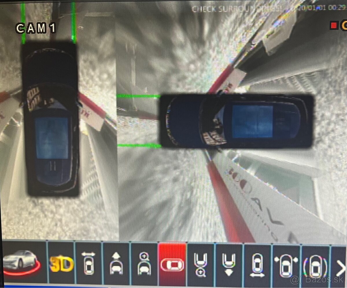 Panoramatický kamerový systém do auta - 360° s nahrávaním - 11