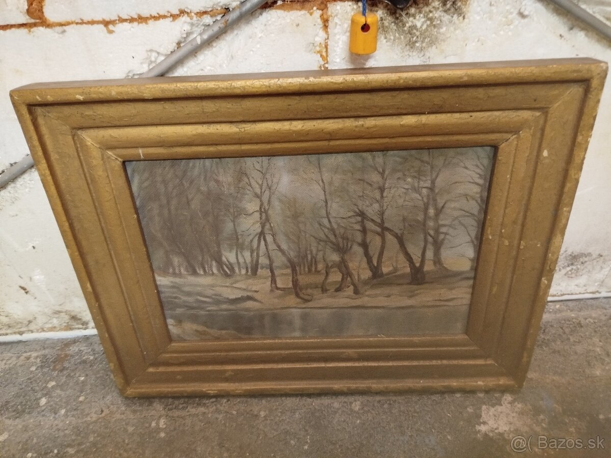 Predám starožitné obrazy - 11