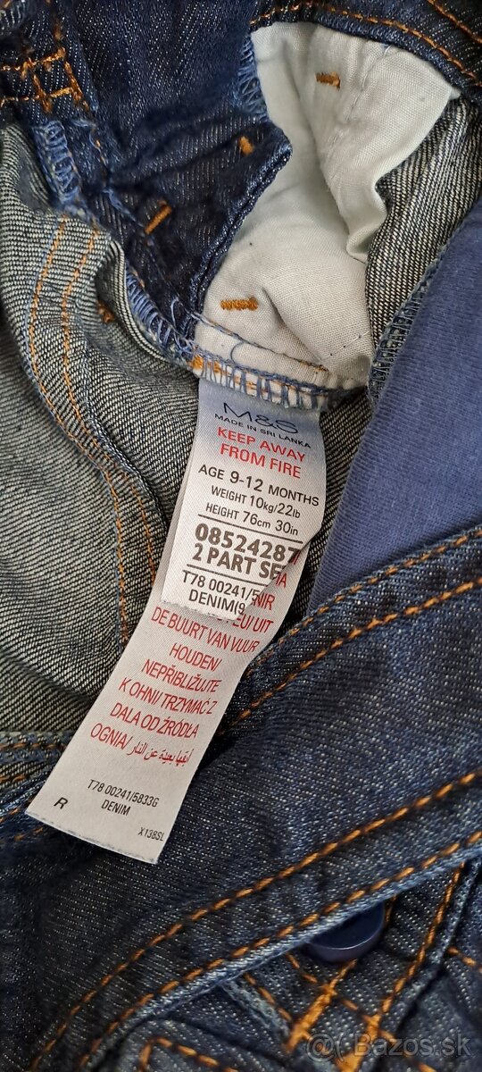 SETY/KOMPLETY PRE CHLAPCOV, M&S, veľ. 74 a 80 - 11