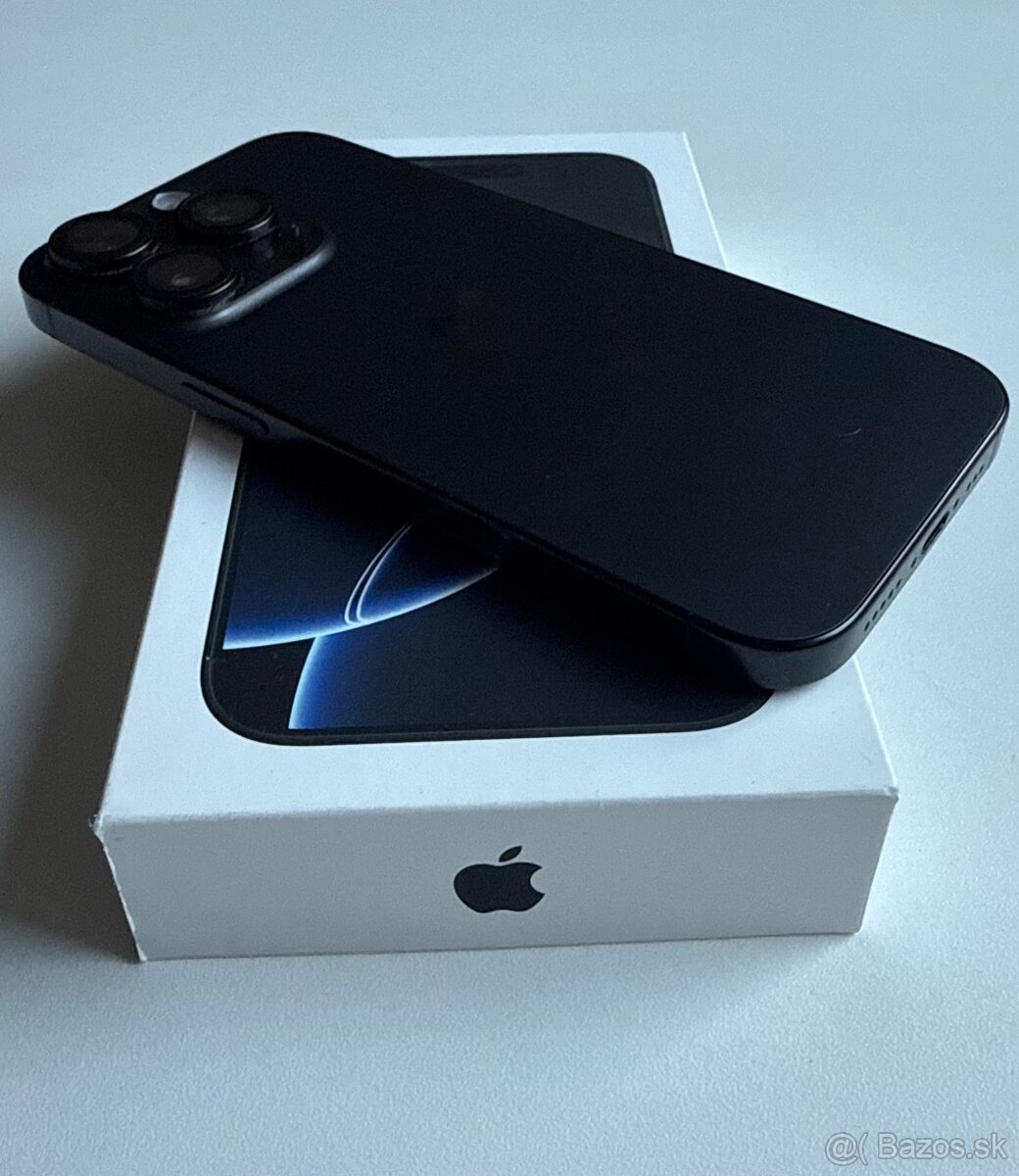 iPhone 16 pro 128 GB , Black titanium ( záruka 5/2027 ) - 11