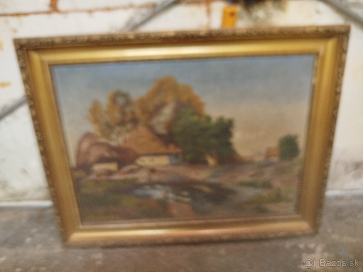 Predám rôzne starožitné obrazy - 11