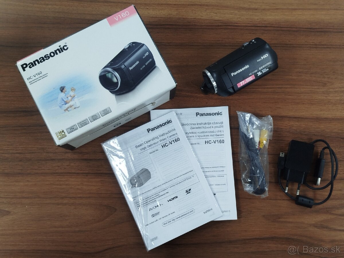 Kamera Panasonic HC-V160 - REZERVOVANÉ - 11
