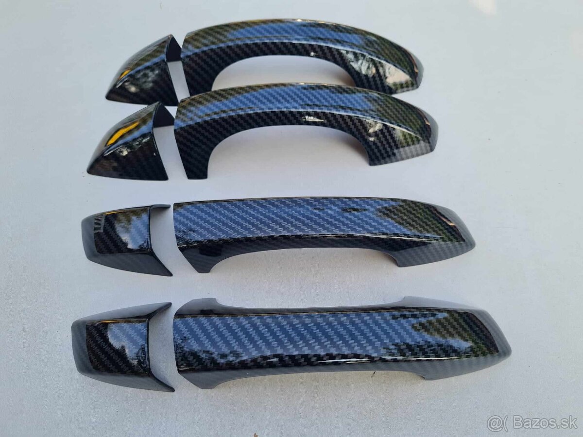 KARBONOVÉ klučky krytky klučiek pre ŠKODA VOLKSWAGEN - 11