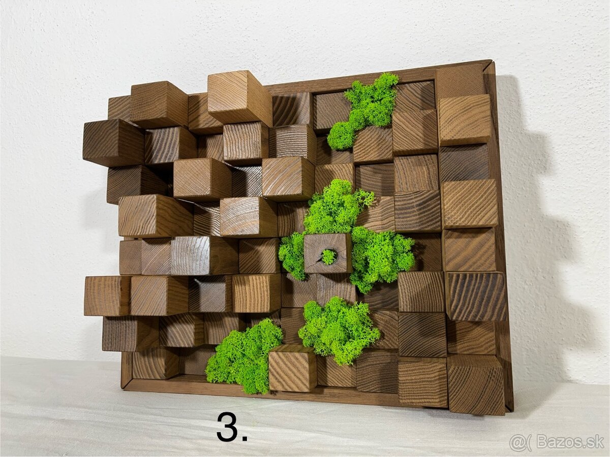 Machové obrazy - akustické difúzory - 11