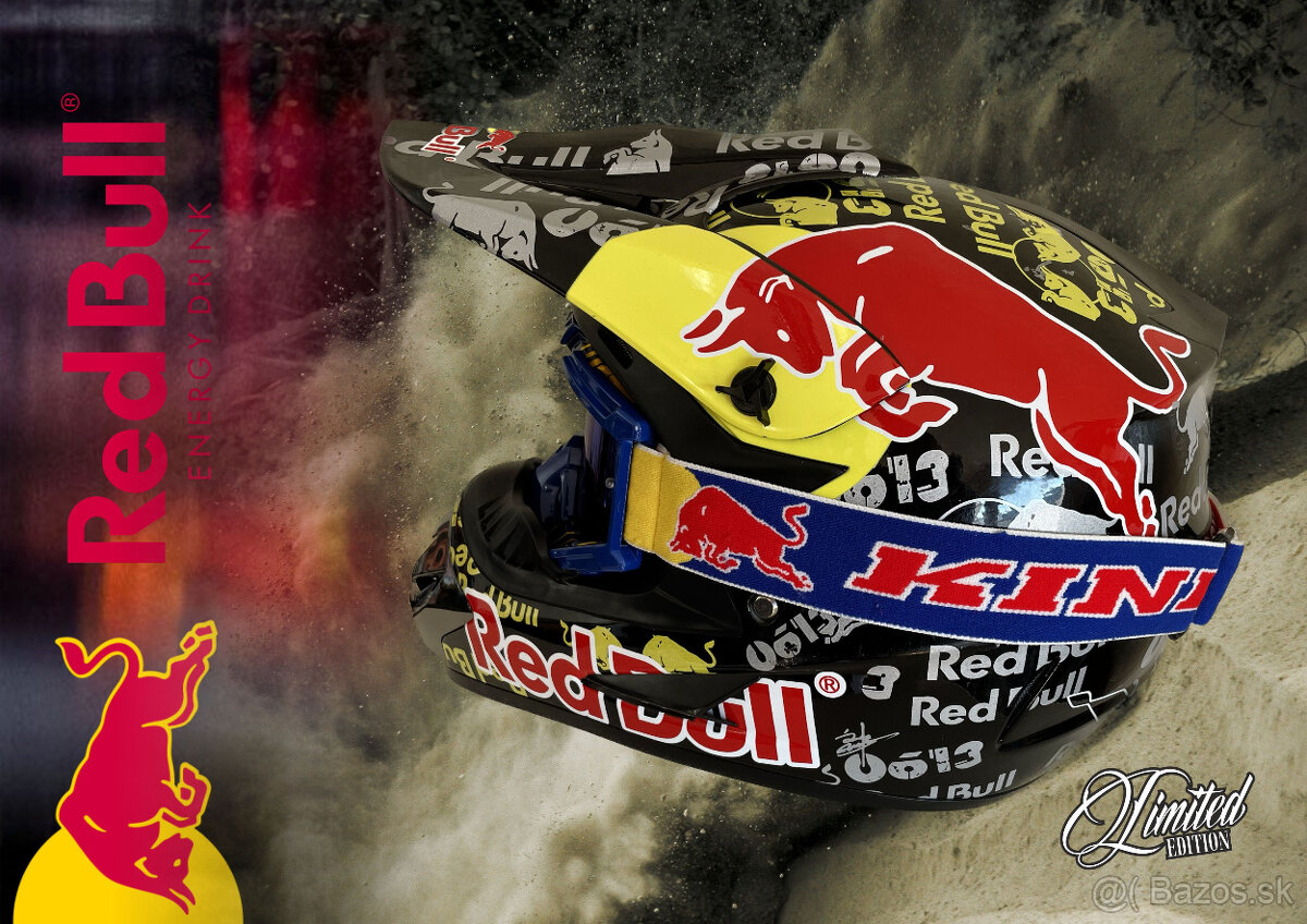 RED BULL HELMA + OKULIARE KINI + MIKINA + KARTA - 11