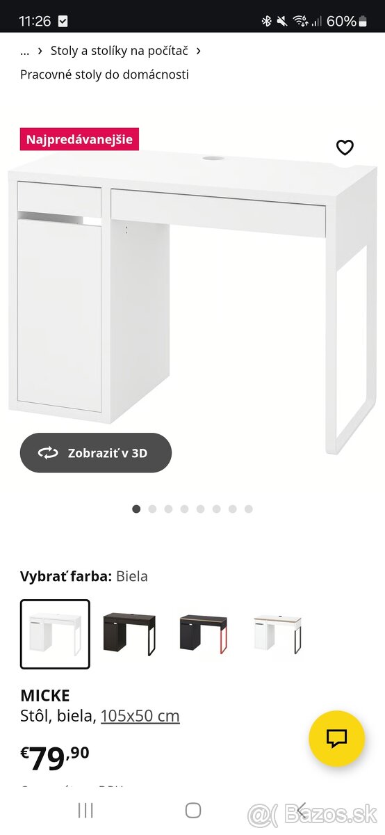 Ikea micke + otočná stolička - 11