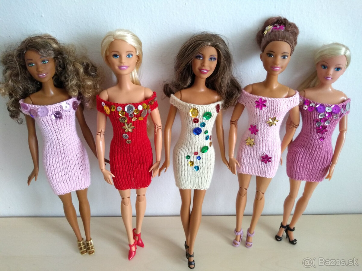 katáby šaty klobúky čiapky pre bábiky barbie ken stacie skip - 11