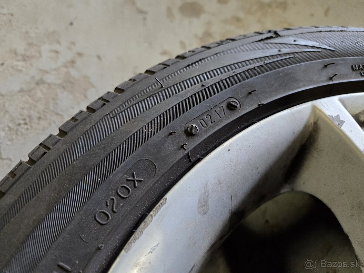 Hliníkové disky 5x100 + letné pneu 185/55r15 - 11